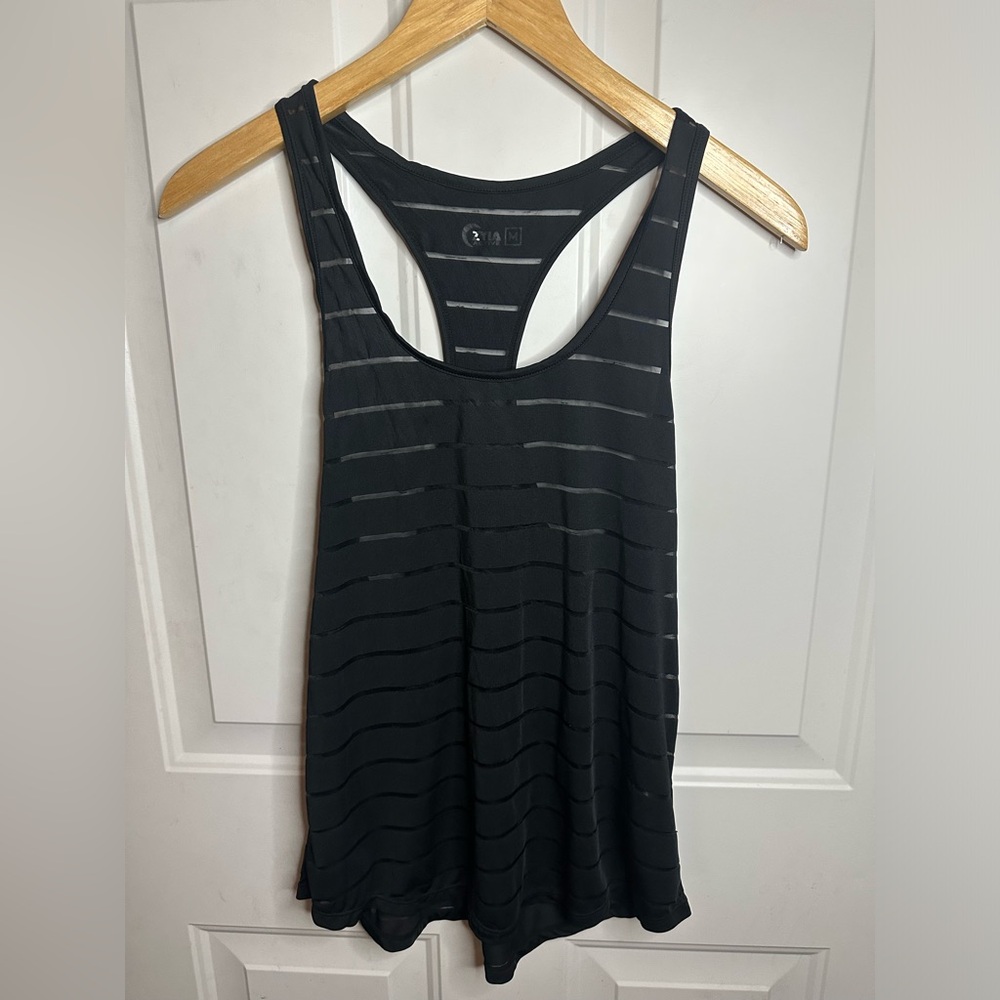 ZYIA Active Black Havana Tank